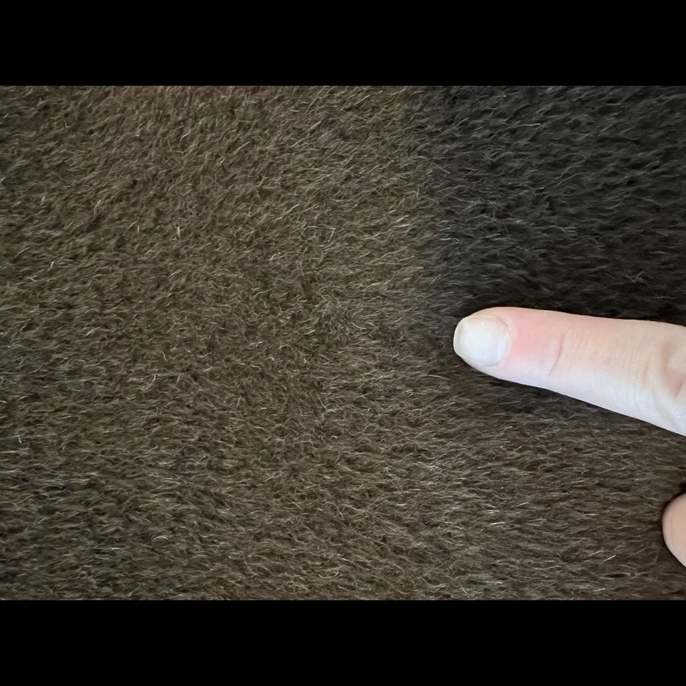 Max Mara Brown Alpaca & Virgin Wool Funnel Neck Coat - Picture 12 of 12